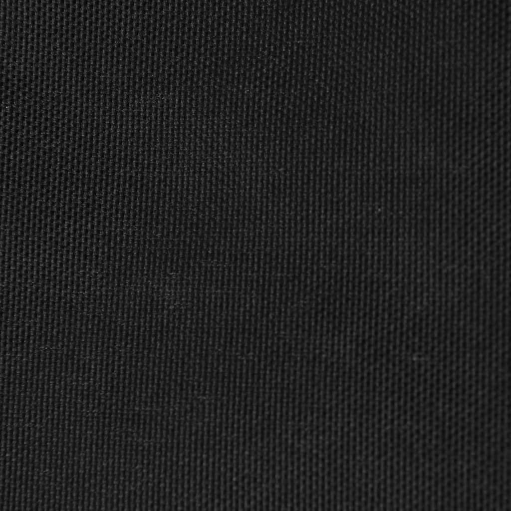 VidaXL Zonnescherm driehoekig 5x7x7 m oxford stof zwart
