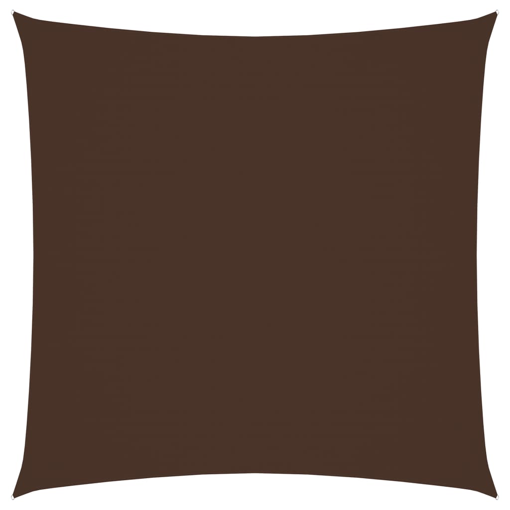 Vidaxl zonnescherm vierkant 2,5x2,5 m oxford stof bruin