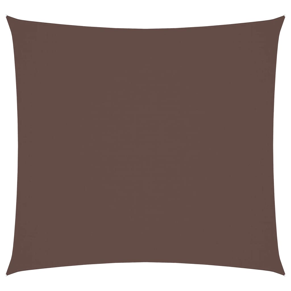 Vidaxl zonnescherm vierkant 3,6x3,6 m oxford stof bruin