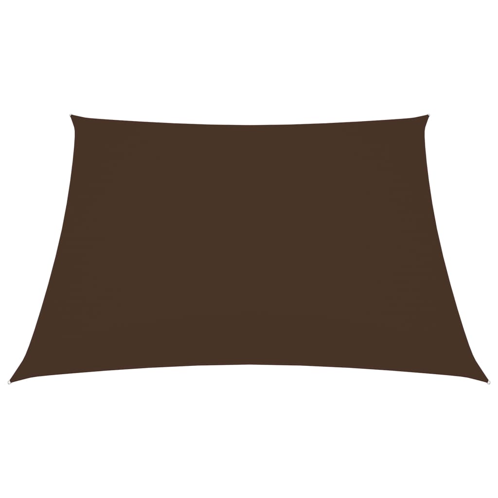 Vidaxl zonnescherm vierkant 3,6x3,6 m oxford stof bruin