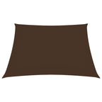 Vidaxl zonnescherm vierkant 3,6x3,6 m oxford stof bruin