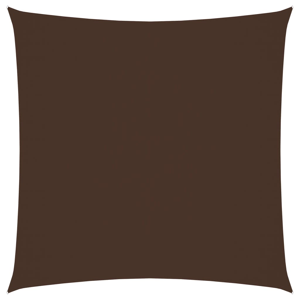 Vidaxl zonnescherm vierkant 4,5x4,5 m oxford stof bruin