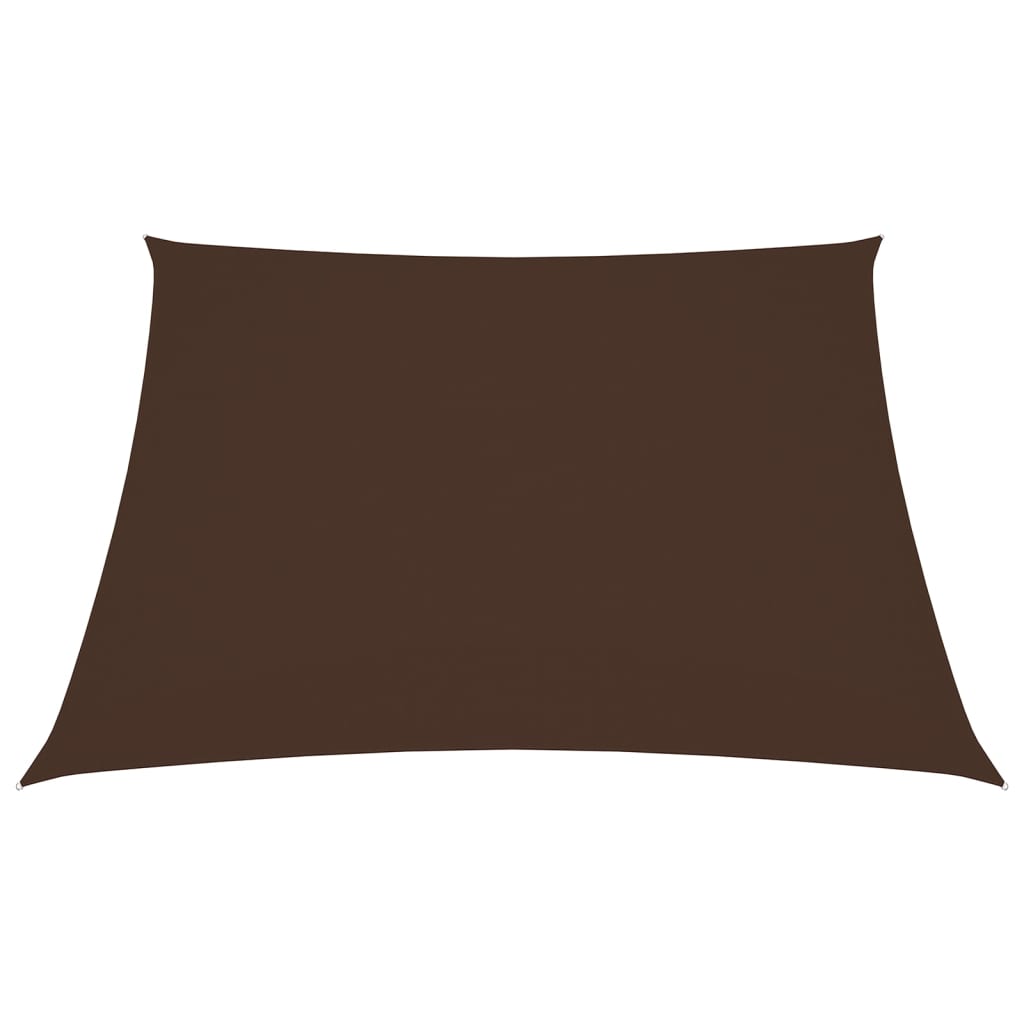 Vidaxl zonnescherm vierkant 4,5x4,5 m oxford stof bruin