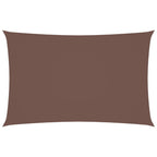 Vidaxl zonnescherm rechthoekig 2x5 m oxford stof bruin
