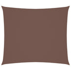 Vidaxl zonnescherm rechthoekig 2,5x3 m oxford stof bruin