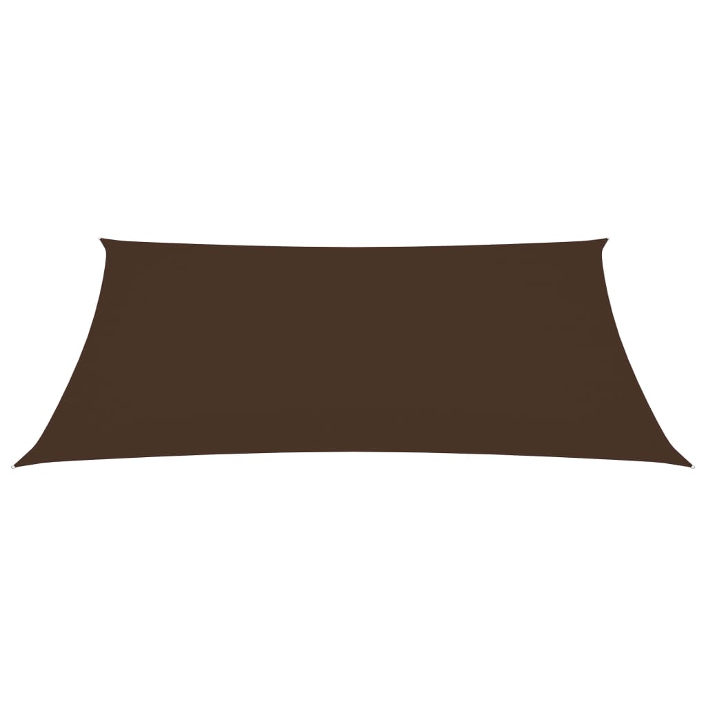 Vidaxl zonnescherm rechthoekig 2,5x4,5 m oxford stof bruin
