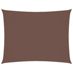 Vidaxl zonnescherm rechthoekig 4x5 m oxford stof bruin