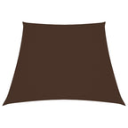 Vidaxl zonnezeil trapezium 2 4x3 m oxford stof bruin