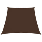 Vidaxl zonnescherm trapezium 3 4x3 m oxford stof bruin