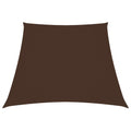 Vidaxl zonnezeil trapezium 3 5x4 m oxford stof bruin