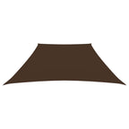 VidaXL Zonnescherm trapezium 4/5x4 m oxford stof bruin