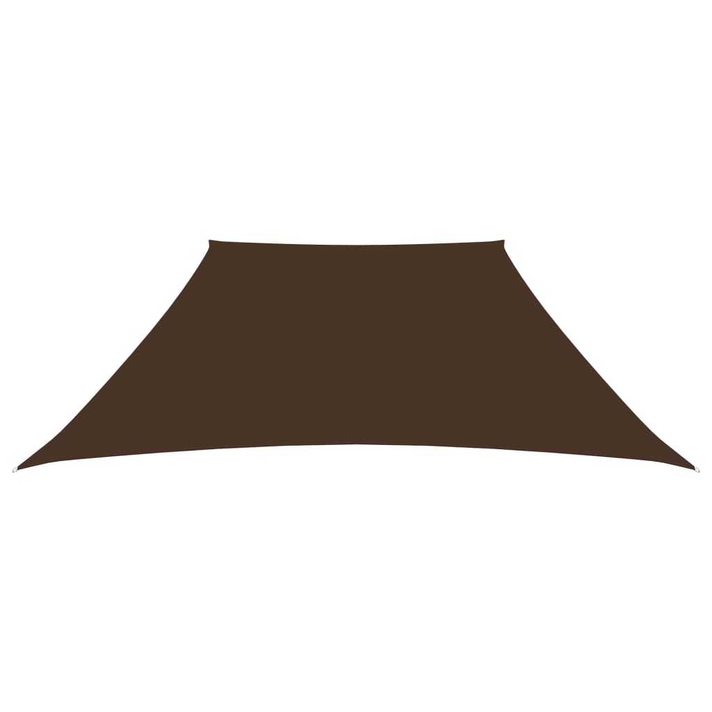 VidaXL Zonnescherm trapezium 4/5x4 m oxford stof bruin