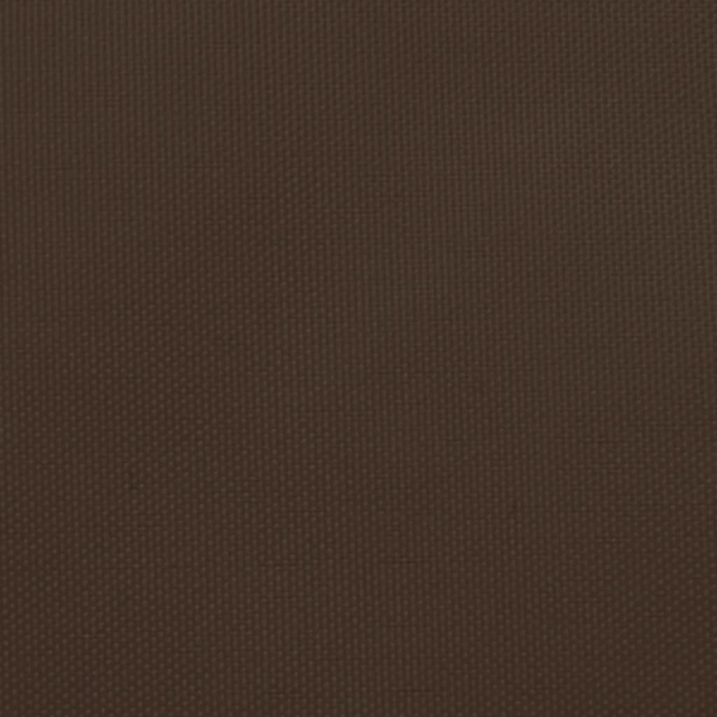 VidaXL Zonnescherm trapezium 4/5x4 m oxford stof bruin