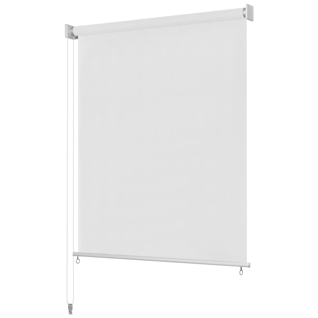 VidaXL Rolgordijn voor buiten 60x140 cm HDPE wit