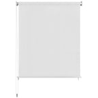 VidaXL Rolgordijn voor buiten 60x140 cm HDPE wit