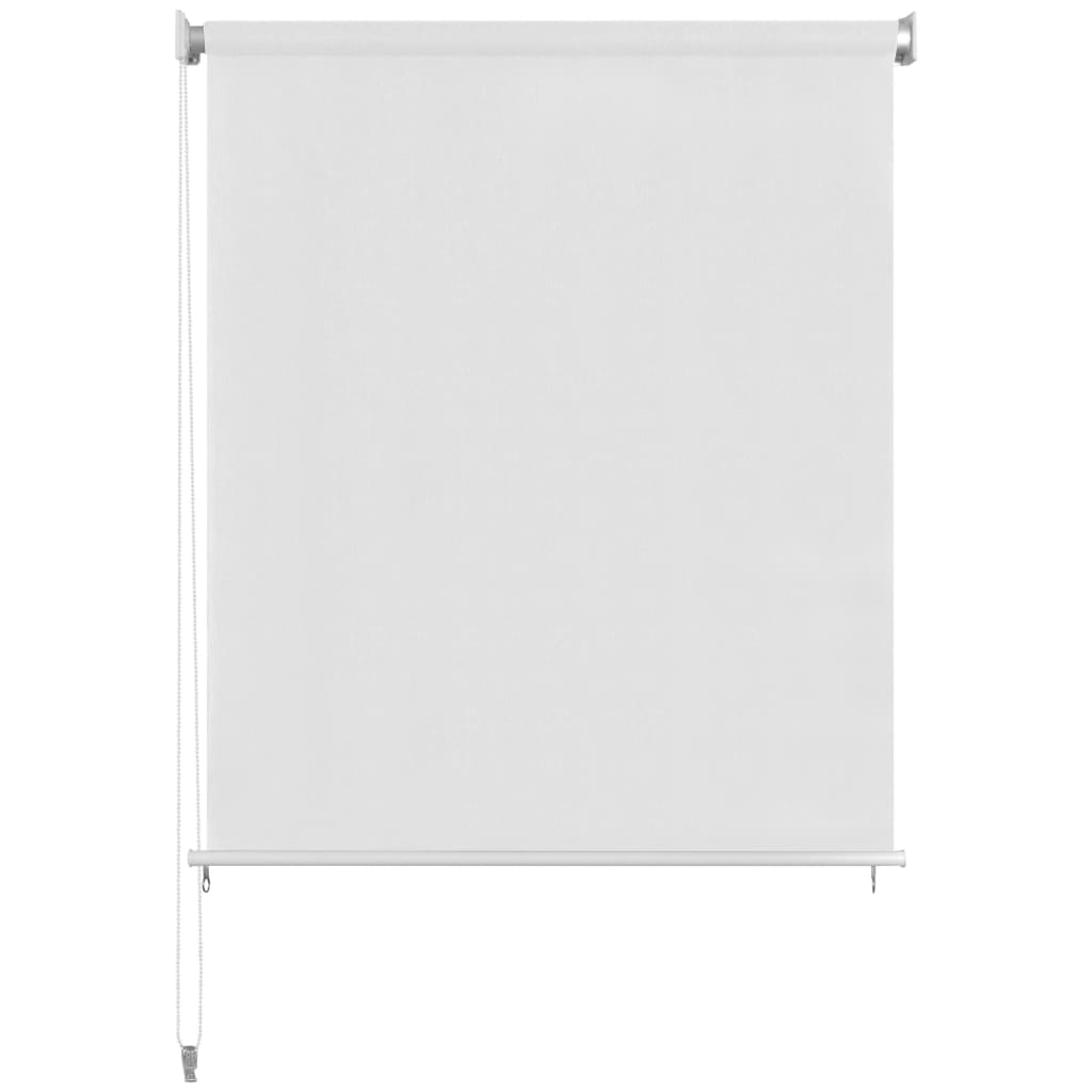 VidaXL Rolgordijn voor buiten 60x140 cm HDPE wit