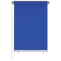 VidaXL Rolgordijn voor buiten 100x140 cm HDPE blauw