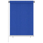 VidaXL Rolgordijn voor buiten 100x140 cm HDPE blauw