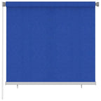 VidaXL Rolgordijn voor buiten 160x140 cm HDPE blauw
