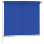 VidaXL Rolgordijn voor buiten 160x140 cm HDPE blauw