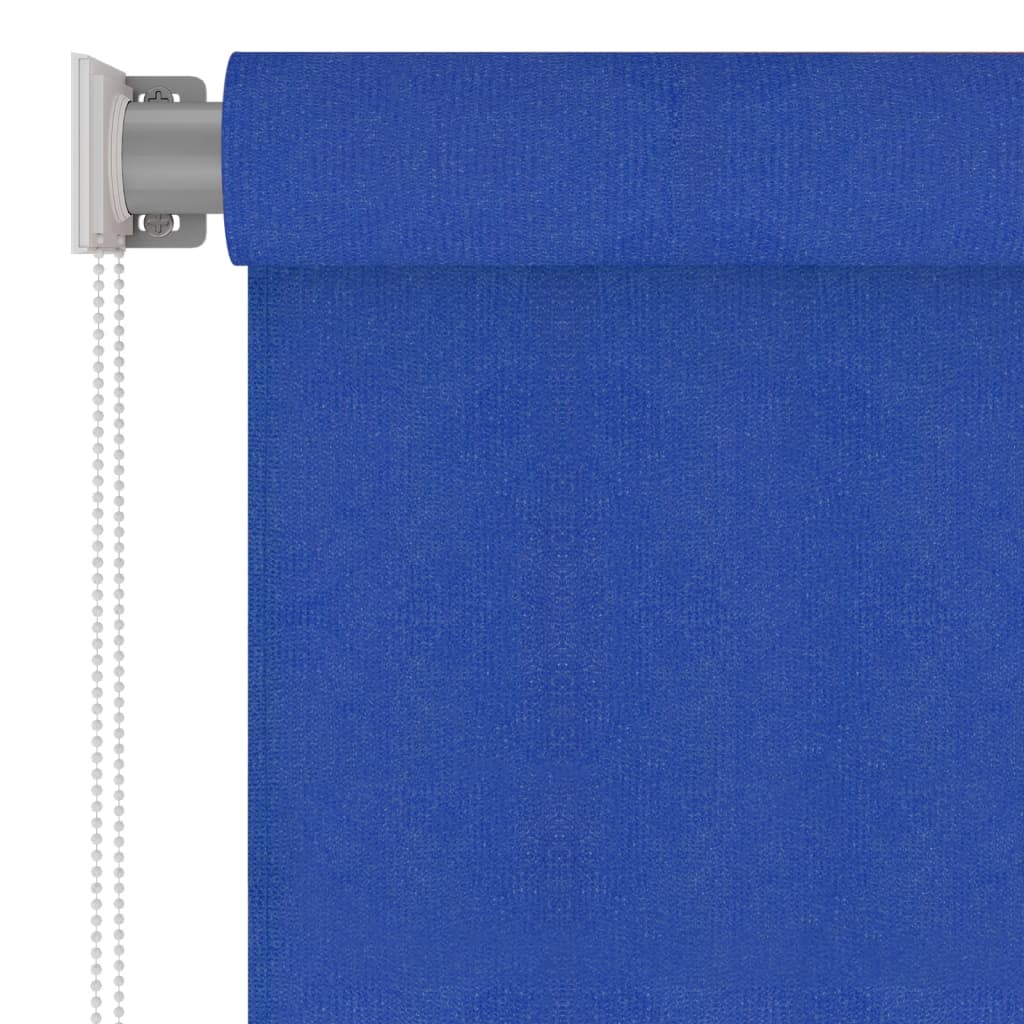 VidaXL Rolgordijn voor buiten 160x140 cm HDPE blauw