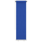 VidaXL Rolgordijn voor buiten 60x230 cm HDPE blauw
