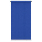 VidaXL Rolgordijn voor buiten 120x230 cm HDPE blauw