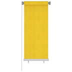 Vidaxl rolgordijn voor buiten 60x140 cm hdpe geel