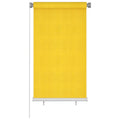 VidaXL Rolgordijn voor buiten 80x140 cm HDPE geel