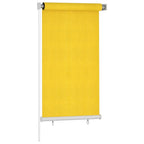 VidaXL Rolgordijn voor buiten 80x140 cm HDPE geel