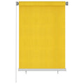 VidaXL Rolgordijn voor buiten 100x140 cm HDPE geel