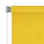 VidaXL Rolgordijn voor buiten 100x140 cm HDPE geel