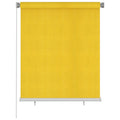 VidaXL Rolgordijn voor buiten 120x140 cm HDPE geel