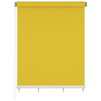 VidaXL Rolgordijn voor buiten 220x140 cm geel