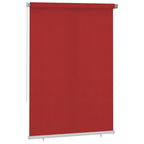 VidaXL Rolgordijn voor buiten 160x230 cm HDPE rood