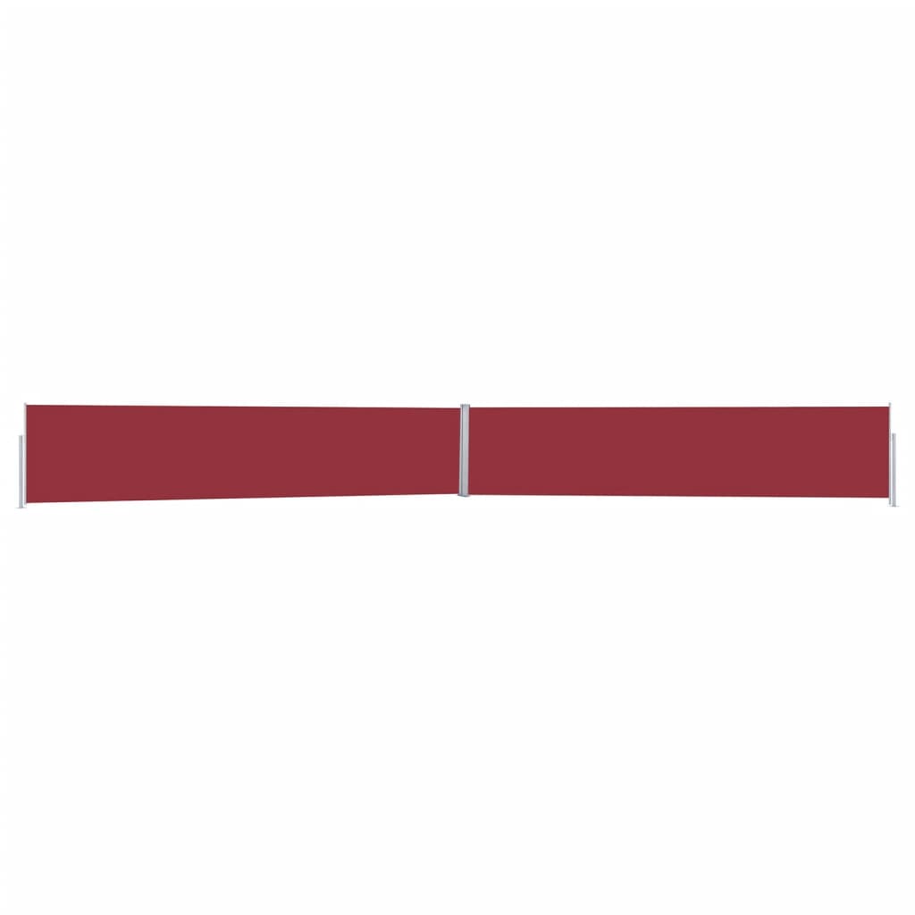 Vidaxl tuinscherm uittrekbaar 170x1200 cm rood