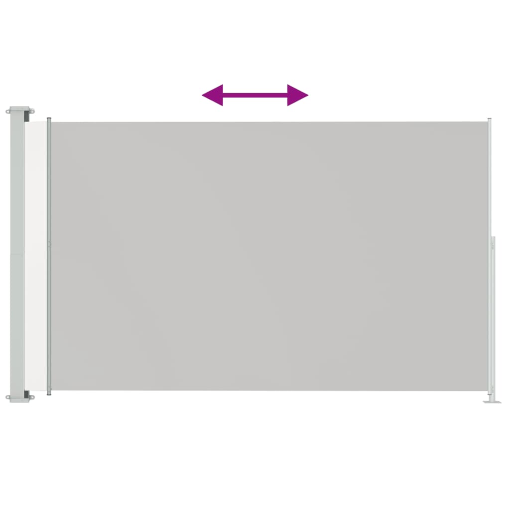Vidaxl tuinscherm uittrekbaar 180x300 cm crèmekleurig