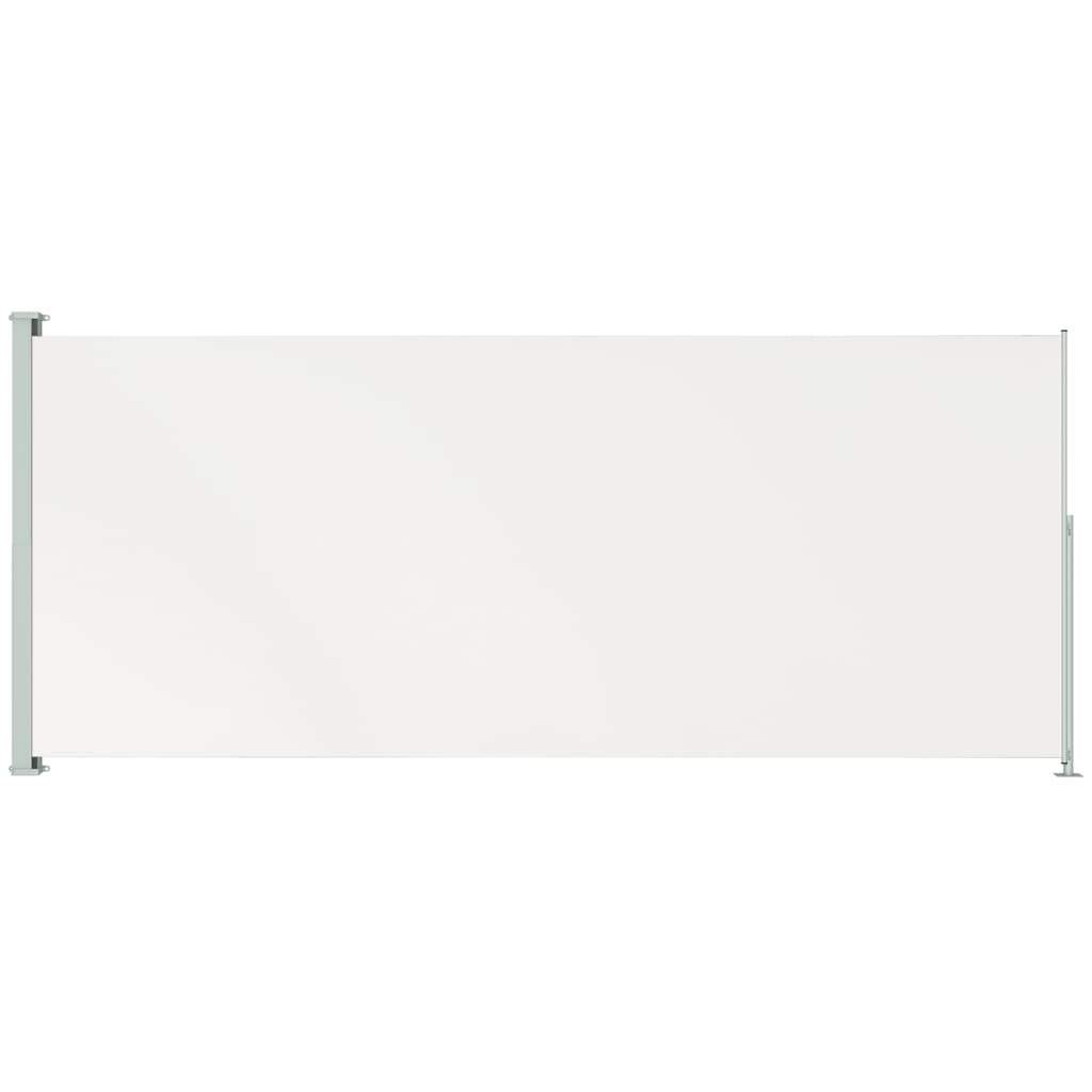 Vidaxl tuinscherm uittrekbaar 200x500 cm crème