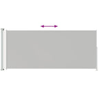 Vidaxl tuinscherm uittrekbaar 200x500 cm crème