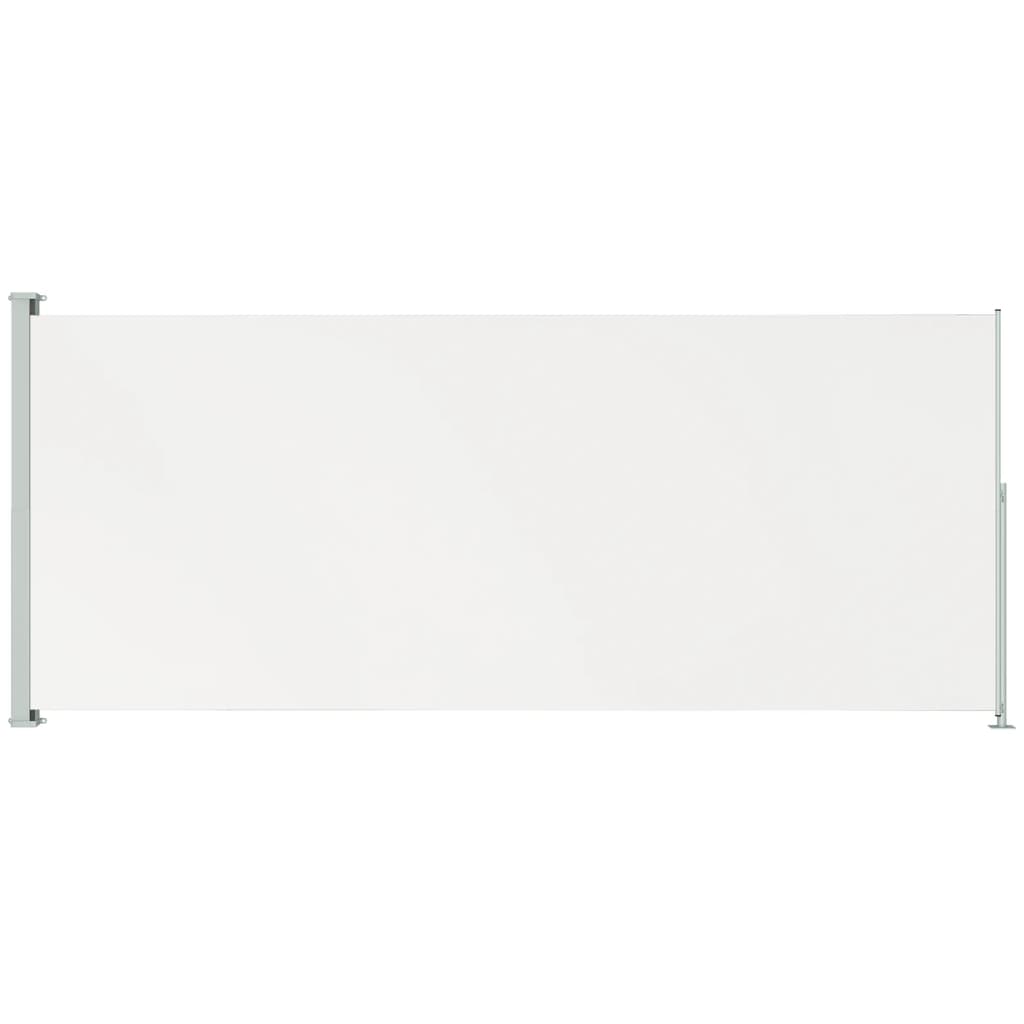 Vidaxl tuinscherm uittrekbaar 220x500 cm crème