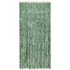 Vidaxl vliegengordijn 100x220 cm chenille groen en wit