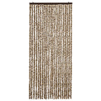 Vidaxl vliegengordijn 90x220 cm chenille beige en bruin