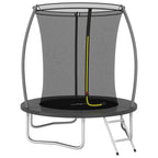 Vidaxl trampolineset rond 80 kg 183x52 cm