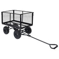 VidaXL Tuinwagen 350 kg zwart