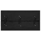 Vidaxl tuinwagenvoering 81x41x40 cm stof zwart