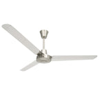 VidaXL Plafondventilator 142 cm zilverkleurig