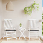 Vidaxl tuinstoelkussens 2 st 40x40x4 cm oxford stof antracietkleurig