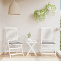 Vidaxl tuinstoelkussens 2 st 40x40x4 cm oxford stof grijs