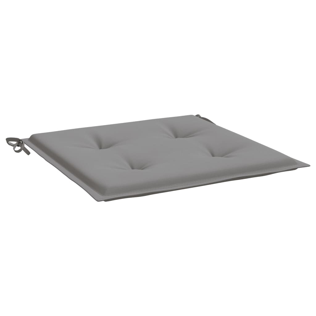 Vidaxl tuinstoelkussens 6 st 40x40x4 cm oxford stof grijs