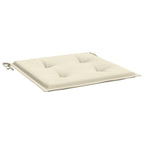 Vidaxl tuinstoelkussens 6 st 40x40x4 cm oxford stof crèmekleurig